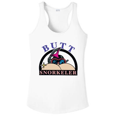 Butt Snorkeler Ladies PosiCharge Competitor Racerback Tank