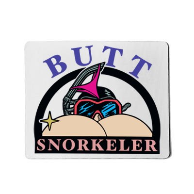 Butt Snorkeler Mousepad