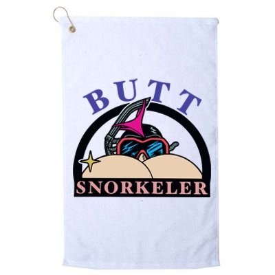 Butt Snorkeler Platinum Collection Golf Towel