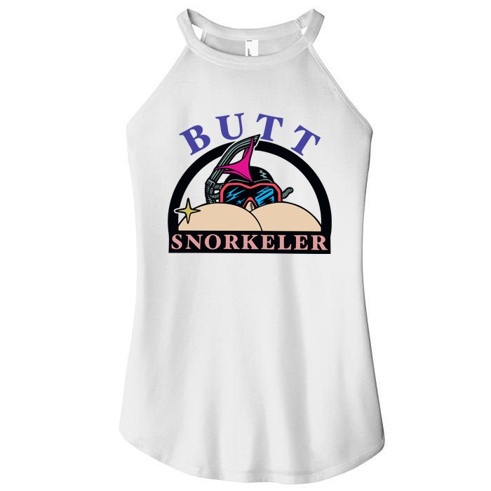 Butt Snorkeler Women's Perfect Tri Rocker Tank