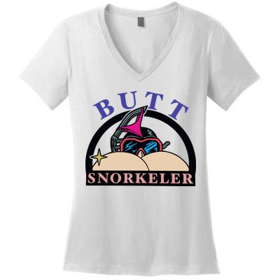 Butt Snorkeler Women's V-Neck T-Shirt