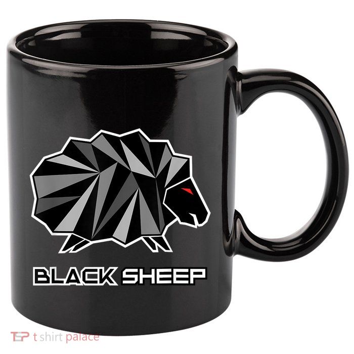 Black Sheep 11oz C Handle Ceramic Mug