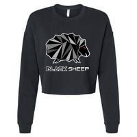 Black Sheep Cropped Pullover Crew