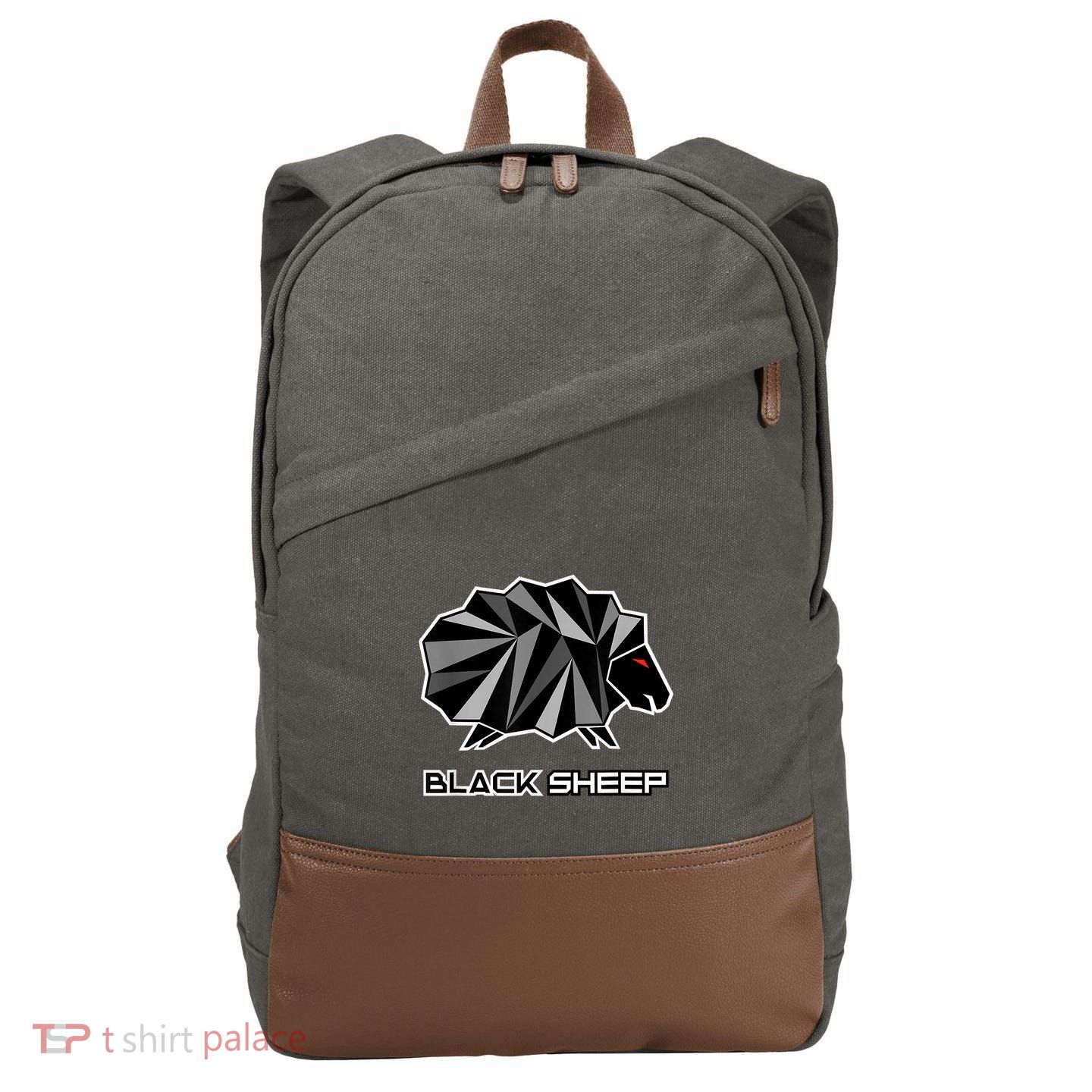 Black Sheep Cotton Canvas Backpack
