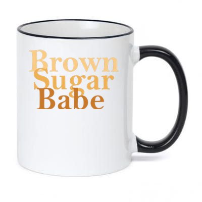 Brown Sugar Babe 11oz Black Color Changing Mug