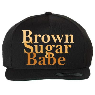 Brown Sugar Babe Wool Snapback Cap