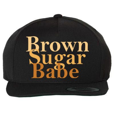 Brown Sugar Babe Wool Snapback Cap