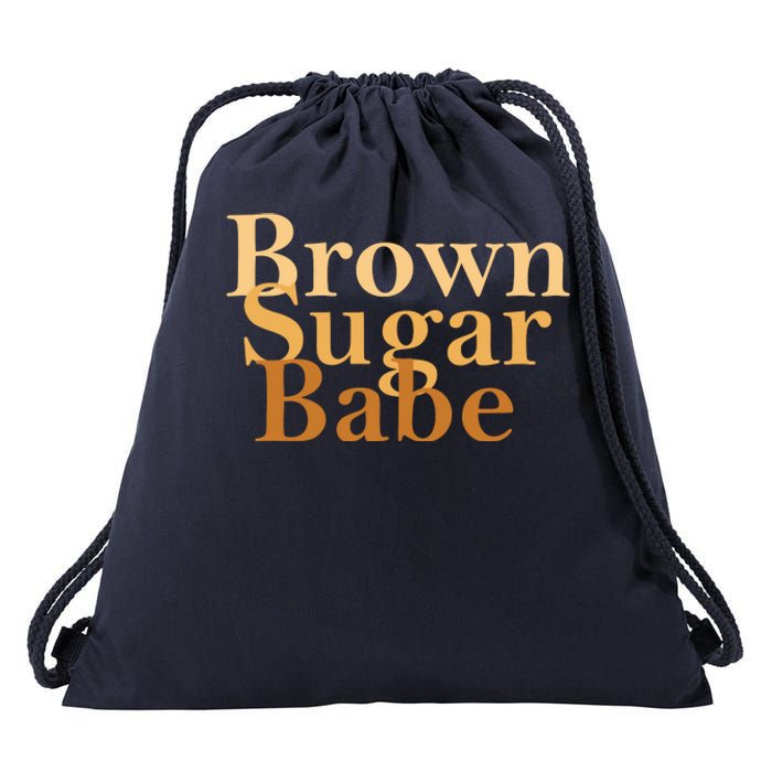 Brown Sugar Babe Drawstring Bag