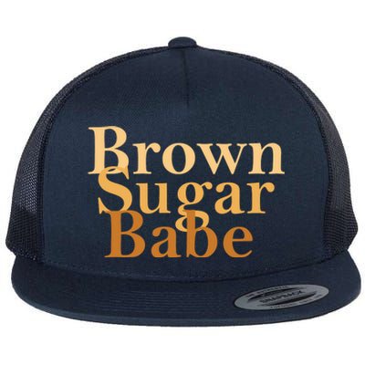 Brown Sugar Babe Flat Bill Trucker Hat