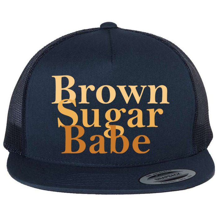 Brown Sugar Babe Flat Bill Trucker Hat