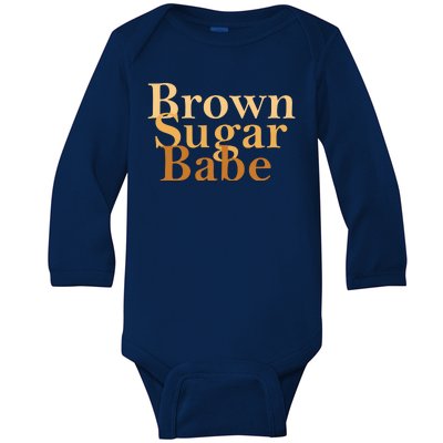 Brown Sugar Babe Baby Long Sleeve Bodysuit