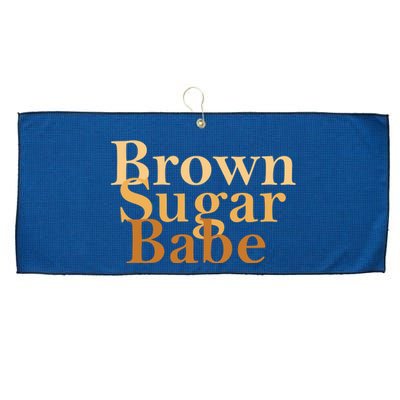 Brown Sugar Babe Large Microfiber Waffle Golf Towel