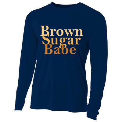 Brown Sugar Babe Cooling Performance Long Sleeve Crew