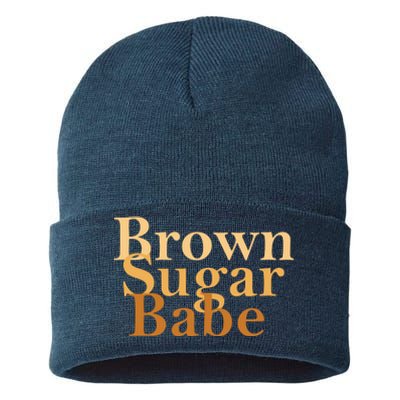 Brown Sugar Babe Sustainable Knit Beanie