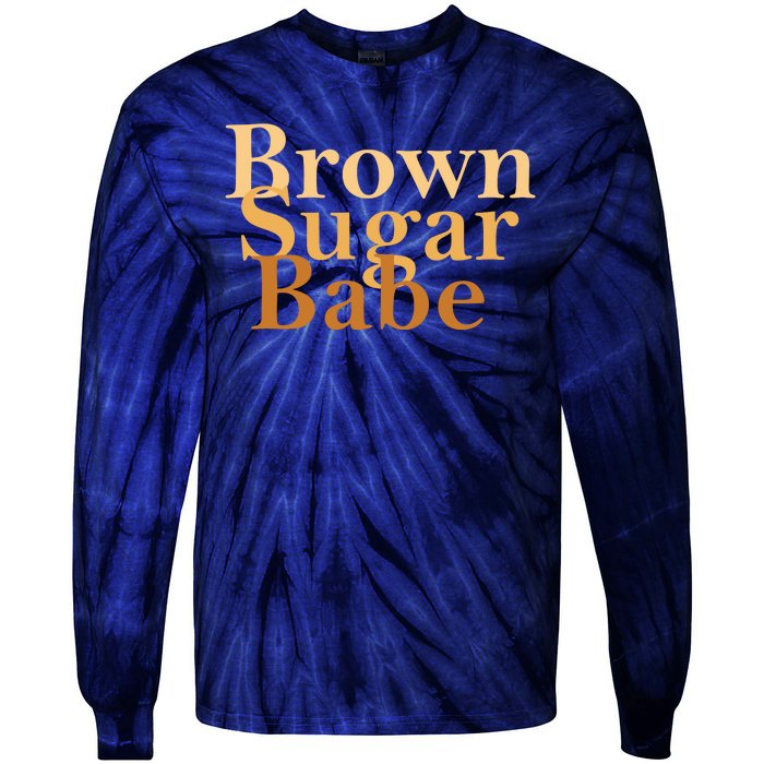 Brown Sugar Babe Tie-Dye Long Sleeve Shirt