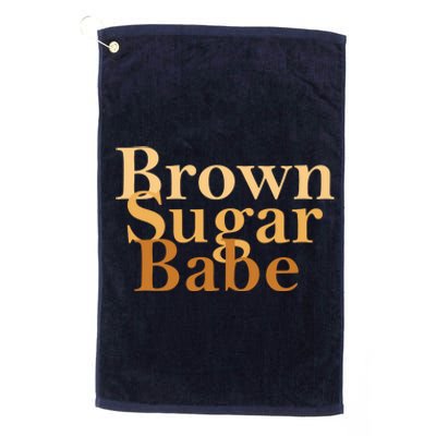 Brown Sugar Babe Platinum Collection Golf Towel