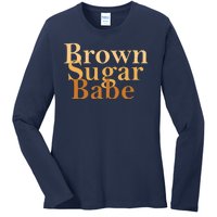 Brown Sugar Babe Ladies Long Sleeve Shirt