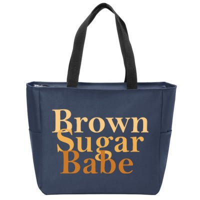 Brown Sugar Babe Zip Tote Bag