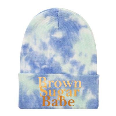 Brown Sugar Babe Tie Dye 12in Knit Beanie