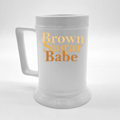 Brown Sugar Babe Beer Stein