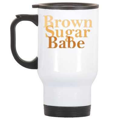 Brown Sugar Babe Stainless Steel Travel Mug