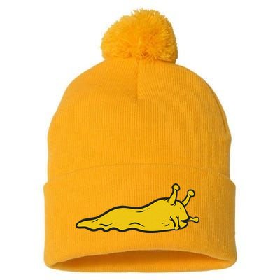 Banana Slug Pom Pom 12in Knit Beanie