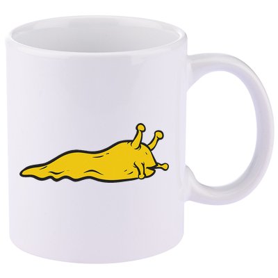 Banana Slug 11oz C Handle Ceramic Mug