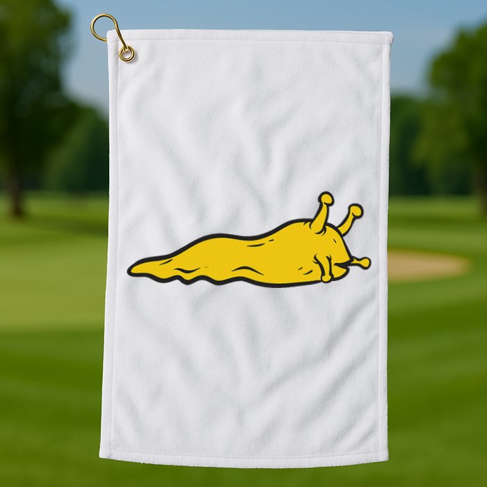 Banana Slug Golf Towel