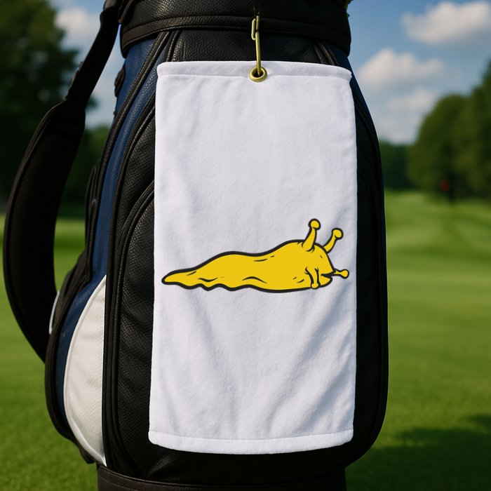 Banana Slug Golf Towel