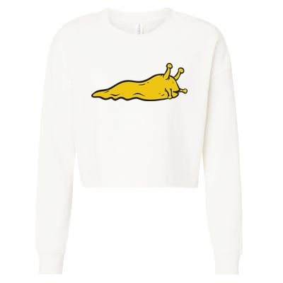 Banana Slug Cropped Pullover Crew