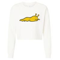 Banana Slug Cropped Pullover Crew