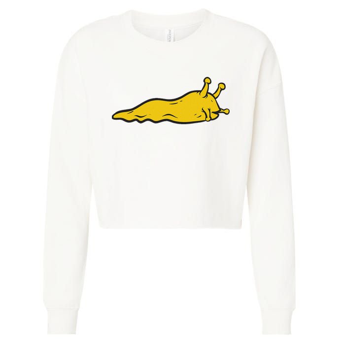 Banana Slug Cropped Pullover Crew