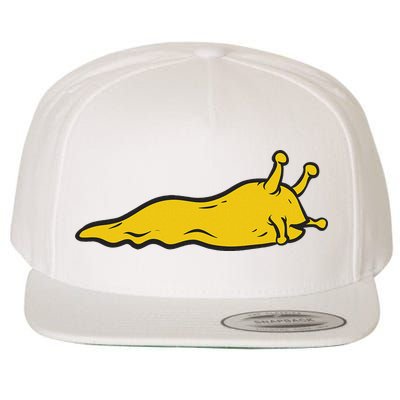 Banana Slug Wool Snapback Cap