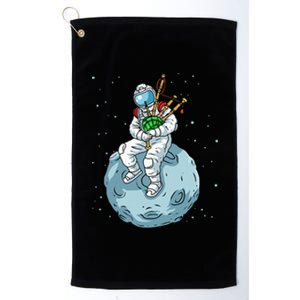 Bagpipe Scottish Bagpipe Music Gift Bagpipe Platinum Collection Golf Towel