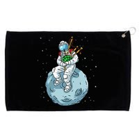 Bagpipe Scottish Bagpipe Music Gift Bagpipe Grommeted Golf Towel