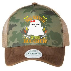 Big Sister Boo Crew Ghost Matching Family Halloween Legacy Tie Dye Trucker Hat