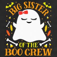 Big Sister Boo Crew Ghost Matching Family Halloween Cool Comfort Performance Bucket Hat