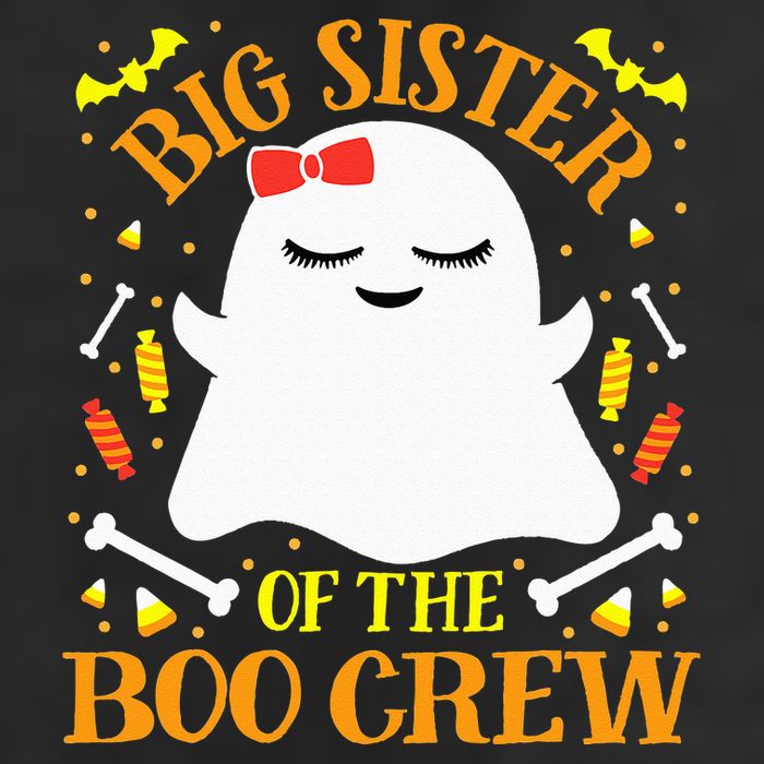Big Sister Boo Crew Ghost Matching Family Halloween Cool Comfort Performance Bucket Hat