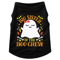 Big Sister Boo Crew Ghost Matching Family Halloween Doggie Tank