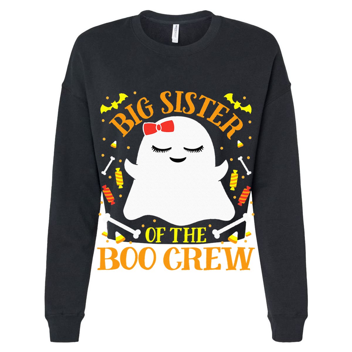 Big Sister Boo Crew Ghost Matching Family Halloween Doggie Tank