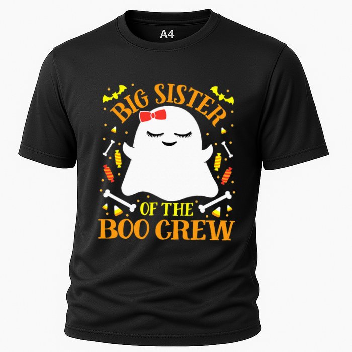 Big Sister Boo Crew Ghost Matching Family Halloween Cooling Performance Crew T-Shirt
