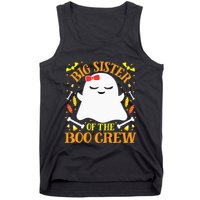 Big Sister Boo Crew Ghost Matching Family Halloween Tank Top