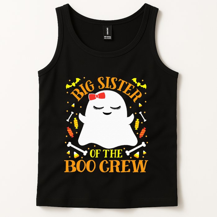 Big Sister Boo Crew Ghost Matching Family Halloween Tank Top