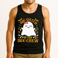 Big Sister Boo Crew Ghost Matching Family Halloween Tank Top