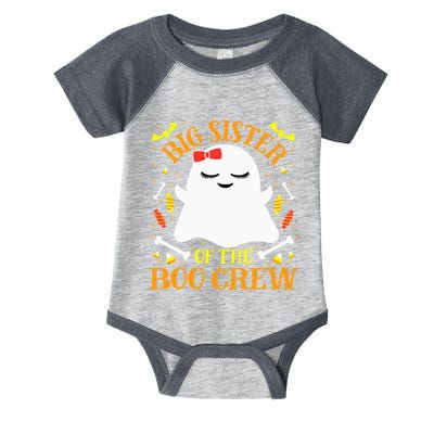 Big Sister Boo Crew Ghost Matching Family Halloween Infant Baby Jersey Bodysuit