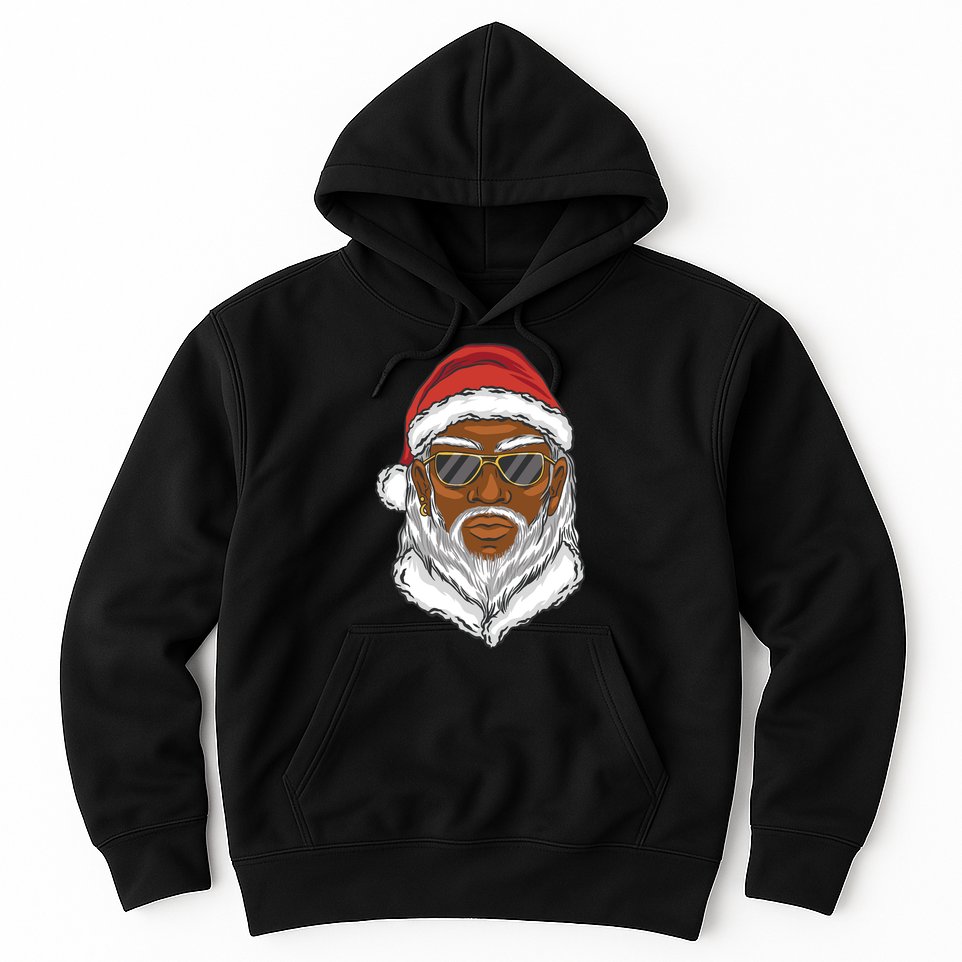 Black Santa Hoodie