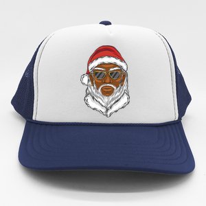 Black Santa Trucker Hat