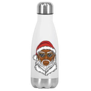 Black Santa Stainless Steel Insulated Water Bottle