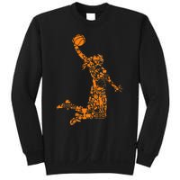 Basketball Silhouette Bball Player Coach Sports Baller Sweatshirt