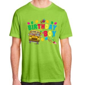 Birthday School Bus Birthday Gift Adult ChromaSoft Performance T-Shirt